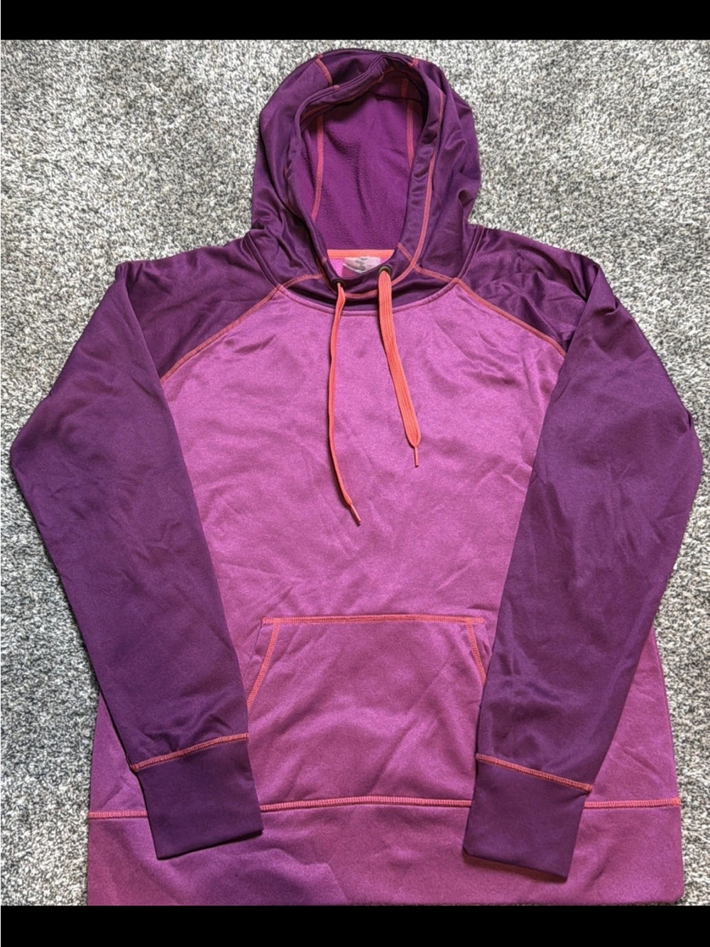 Energy Zone Purple Hoodie with Pink Trim